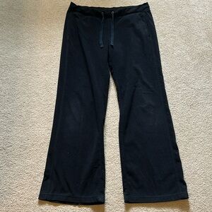 Tek gear black fleece pocketed pants
